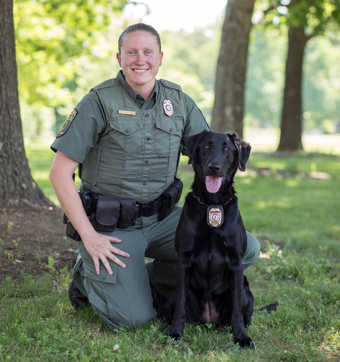 CPO Bonnie Braziel et K9 Grace