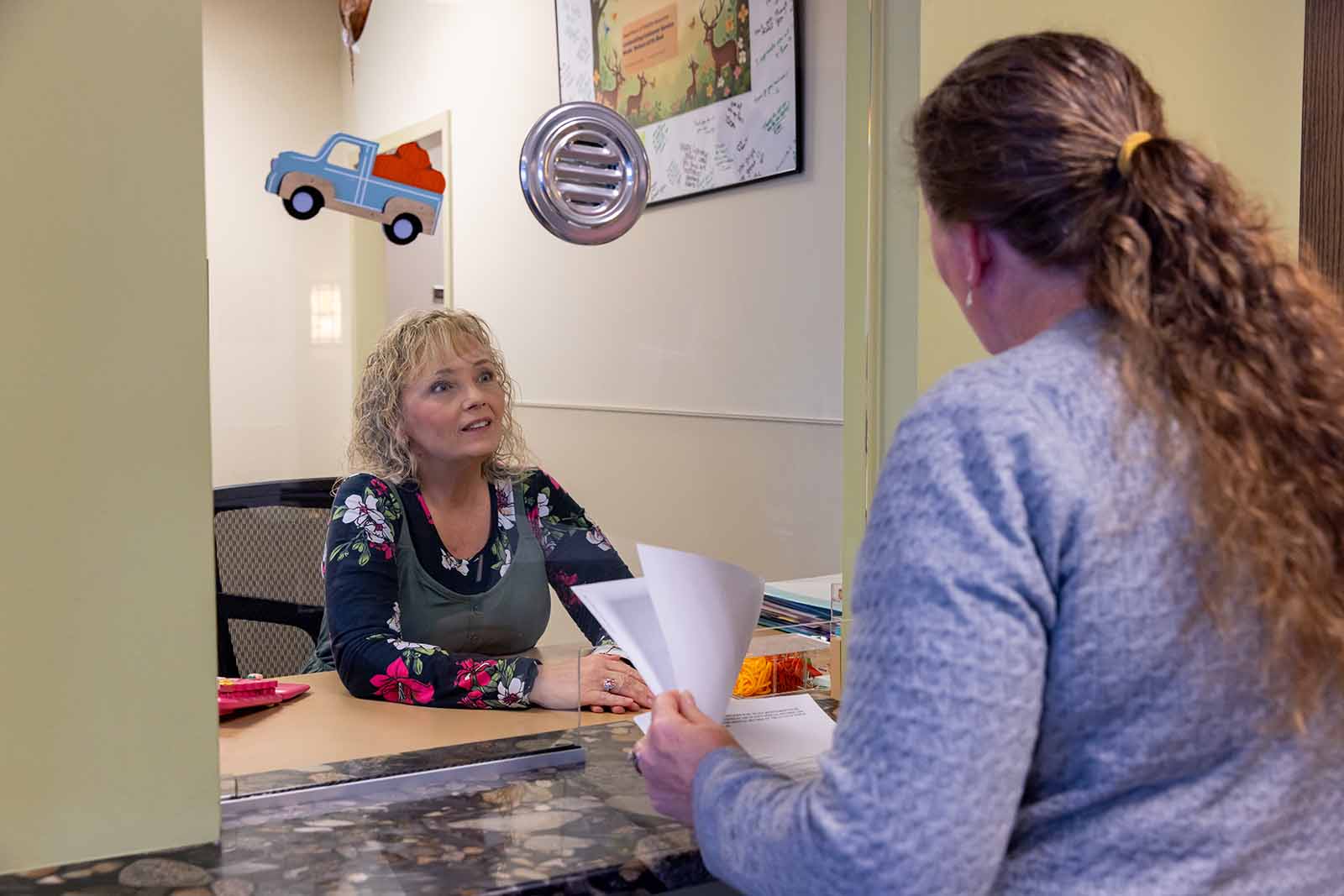 Au service des clients