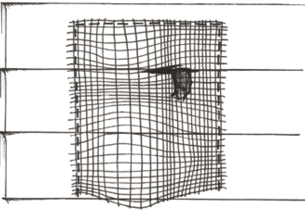 Il est facile de construire une porte à sens unique pour une chauve-souris ; il suffit de fixer toutes les extrémités qui ne sont pas le bas et de laisser la chauve-souris sortir d'elle-même du trou.