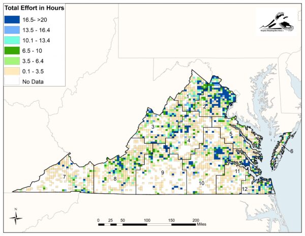 Figure 3. Carte de la couverture des blocs prioritaires à l'échelle de l'État, octobre 2018.