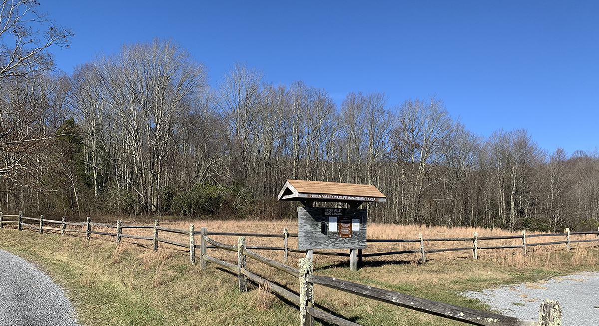 La future parcelle de pollinisateurs de l'AMM de Hidden Valley après l'application d'herbicides, les espèces végétales indésirables ayant été éliminées.