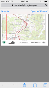 Une image du PDF que le DWR fournit aux volontaires 