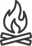 Icône de feu