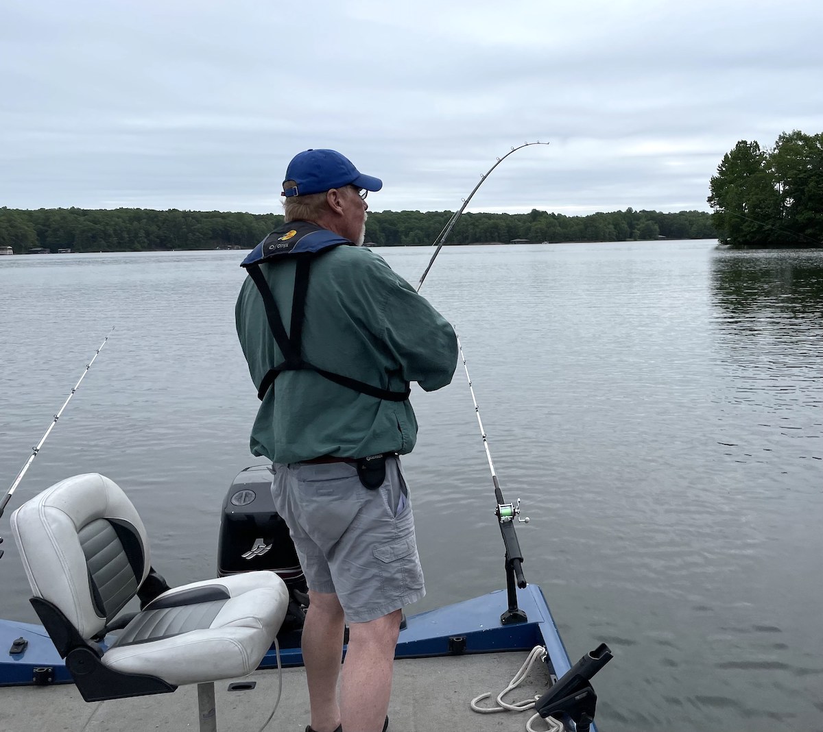 Image de Bill Thompson en train de pêcher