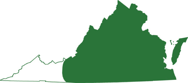 La salamandre marbrée est présente dans presque toutes les régions de Virginie, à l'exception de la partie la plus occidentale de l'État.
