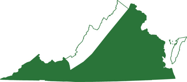 La salamandre de boue est présente dans presque toutes les régions de Virginie, à l'exception des îles-barrières et d'une grande partie des Appalaches.