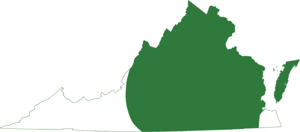 La grenouille grillon est présente dans toute la région la plus orientale de la Virginie