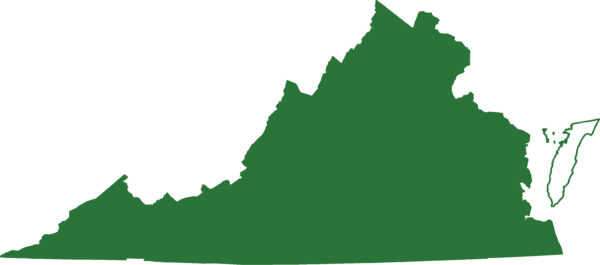 La salamandre sombre du Nord est présente dans toute la Virginie, à l'exception des îles.