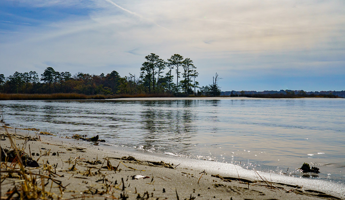 La plage du parc national du premier débarquement