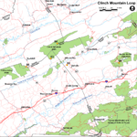 Cliquez pour ouvrir la carte de la boucle de Clinch Mountain dans un nouvel onglet au format PDF