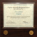 Image de la plaque en bois Virginia Naturally