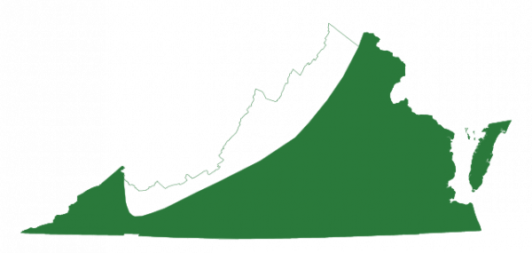Carte de l'aire de répartition de la rainette grise de Cope